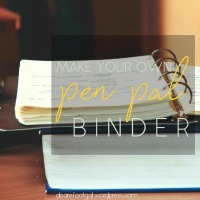 Make Your Own Pen Pal Binder